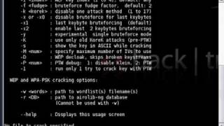 WEP Cracking with Captions and Voice using Backtrack 4  Part 2 of 2 [upl. by Hanikahs]
