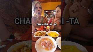 Tourists try CHANFAINITA🤯🇵🇪Peruvian Food  Turistas prueban CHANFAINITA😮foodtour lima foodie fyp [upl. by Wenona]