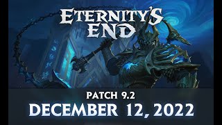 Firestorm  Patch 92  Eternitys End Trailer [upl. by Eidnew]