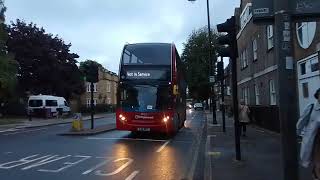 not in service E400 at Mile End Dedrunning to Poplar All Saints LX11 BFF 19767 [upl. by Ahcsatan525]