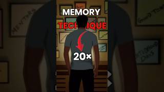 Powerful Memory Technique 🔥🔥 memory shorts [upl. by Nnahs]