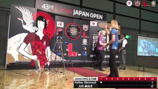 【2016 43rd Japan Open 女子決勝】Fallon Sherrock VS 大内 麻由美 [upl. by Batista]