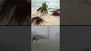 Storm Helen struck the coast of Yucatan Mexico on September 24 2024 [upl. by Bina]