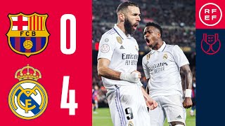 Resumen  Copa del Rey  FC Barcelona 04 Real Madrid  Semifinal vuelta [upl. by Misha]