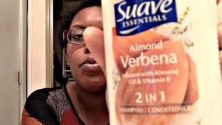 2in1 Shampoo  Conditioner SUAVE ALMOND VERBENA on Natural Hair [upl. by Diraf654]