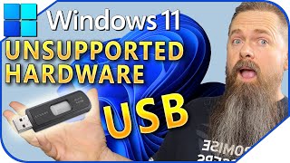 USB Installer For Windows 11 Unsupported PCs [upl. by Charpentier]