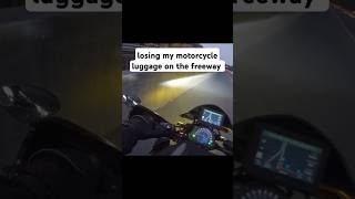 Top box FALLS off the motorcycle versys300 kawasaki [upl. by Aikehs222]