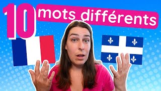 10 mots différents en français France vs Québec [upl. by Krongold]