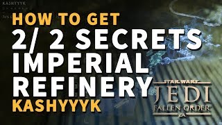 All Imperial Refinery Secrets Locations Kashyyyk Star Wars Jedi Fallen Order [upl. by Adnohsar]