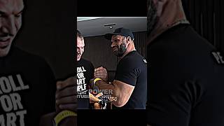 DENIS CYPLENKOVE VS ERMES GASPARINI HAND SIZE ARM WRESTLINGsports devonlarrattvslevansaginashvili [upl. by Lyrahc]