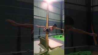 DEFYING GRAVITY Mastering the Back Thigh Catch in Mallakhamb  Fitness Motivation [upl. by Jacenta]