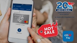 ¿Cómo crear tu cuenta para CitiPay  Aprovecha las ofertas del Hot Sale con Citibanamex 2020 [upl. by Yonit]