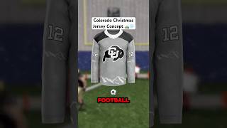 Colorado Christmas Jersey Concept 🏔️❄️ shorts collegefootball [upl. by Dominik]