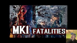 Mk1 Fatalities Reaction Gruesome and Pure Awesomeness [upl. by Sinned172]