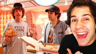 I TRIED DAVID DOBRIKS PIZZA [upl. by Bully]