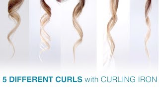 5 SUPER EASY TO CURL YOUR HAIR [upl. by Starinsky810]