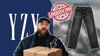 YEEZY GAP UNBOXING  YGEBB 5 Pocket Denim Jeans REVIEW  SIZING [upl. by Armilda865]