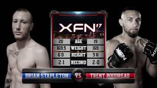 Bryan Stapleton vs Trent Boudreau XFN 17 [upl. by Ronalda]