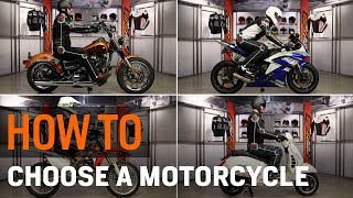 Motorcycle Types for Beginners  How to Choose at RevZillacom [upl. by Aicenra]