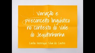 Variação preconceito linguístico e letramento [upl. by Pren975]