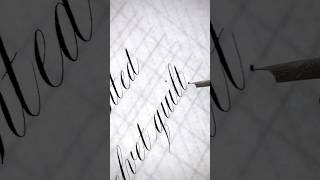 Copperplate Calligraphy calligraphyforbeginners handwriting pointedpencalligraphy art [upl. by Nelo301]