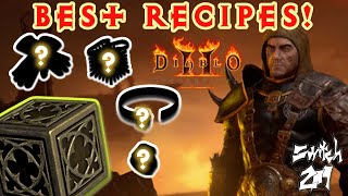 Basic Beginners Guide Top Best Horadric Cube Recipes From Normal To Endgame  Diablo 2 Resurrected [upl. by Ylenaj]