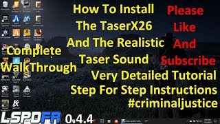 Updated How to Install The TaserX26 And The Taser Sound [upl. by Arnst671]