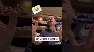 Un gratta e vinci da 5 😳😂😂😂😎😎 giuseppedessena ciccio dessenagiuseppe grattaevinci [upl. by Skees]