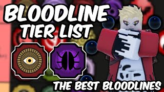 The TRUE BEST Bloodline Tier List for Shindo Life  The BEST Bloodlines in Shindo Life [upl. by Osbourne]