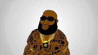 Rick Ross  The Boss Cartoon Funny [upl. by Enyluqcaj]