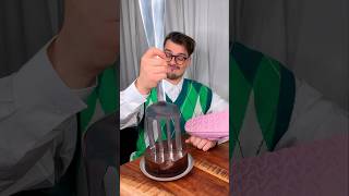 How to eat CHOCOLATE CAKE properly like a dad😎❤️🍰 CHEFKOUDY [upl. by Hafital]