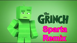 Minecraft Parody  THE GRINCH  Sparta Remix Day 7 [upl. by Melborn]