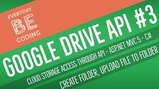 Google Drive API  Create folder Upload file to folder Show folder Content [upl. by Phebe]