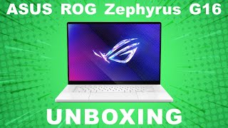 ASUS ROG Zephyrus G16 AMD Ryzen UNBOXING [upl. by Milda]