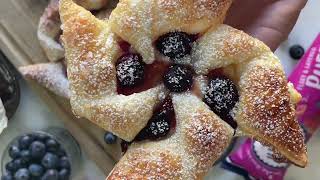 Pinwheel Pastries With Berries and Lemony Cream Cheese Filling [upl. by Asirret]