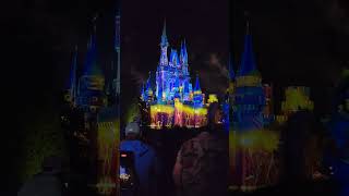 Cinderella Castle Fireworks Show at Walt Disney Worlds Magic Kingdom [upl. by Prichard710]