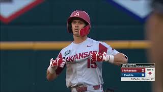 5 Arkansas vs 1 Florida 2018 CWS Semifinal [upl. by Emor]