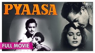 PYAASA 1957  GURU DUTT MALA SINHA amp WAHEEDA REHMAN  Classic Old Movies  Movies Heritage [upl. by Artaed652]