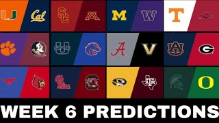 College Football Picks amp PREDICTIONS for Week 6 [upl. by Batty]