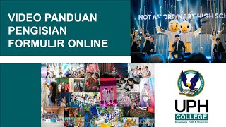 UPH College Online Form Admission [upl. by Wang403]