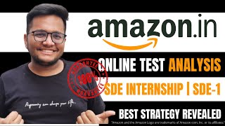 Amazon Online Test for SDE Internship and SDE 1  How to prepare  Apply Now 🔥 [upl. by Edithe]