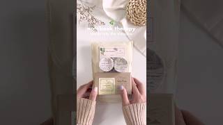 🌿 hinoki into the meadow collection from notebook therapy aesthetic journaling unboxing asmr [upl. by Dadelos469]