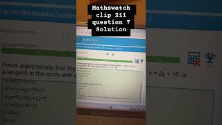 Mathswatch clip 211 Question 7 Solution Harder question 3 [upl. by Hueston308]