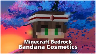 Minecraft Bedrock Bandana Cosmetics FREE for Win10 and Mobile [upl. by Anirbak740]