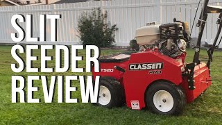 CLASSEN Slit Seeder Review Pro HTS20 [upl. by Eiddet547]