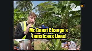 Mr Beast The Famous YouTuber Shows Up Jamaican Politicians  Members of Parliament [upl. by Skyla]