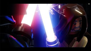 Obi Wan Kenobi Death  LEGO Star Wars  The Skywalker Saga [upl. by Olyhs]