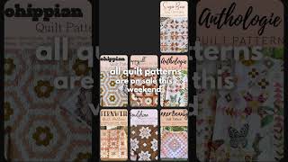 All quilt patterns are on sale [upl. by Harehs]