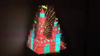 Video Mapping Tort  botez cake projection [upl. by Gotthard]