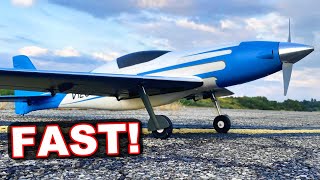 Too FAST for its Own Good  EFlite V1200 RC Plane [upl. by Uoliram]